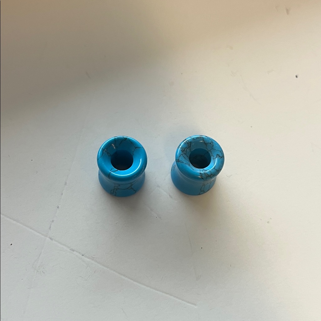 Blue Marble Ear Gauges 00